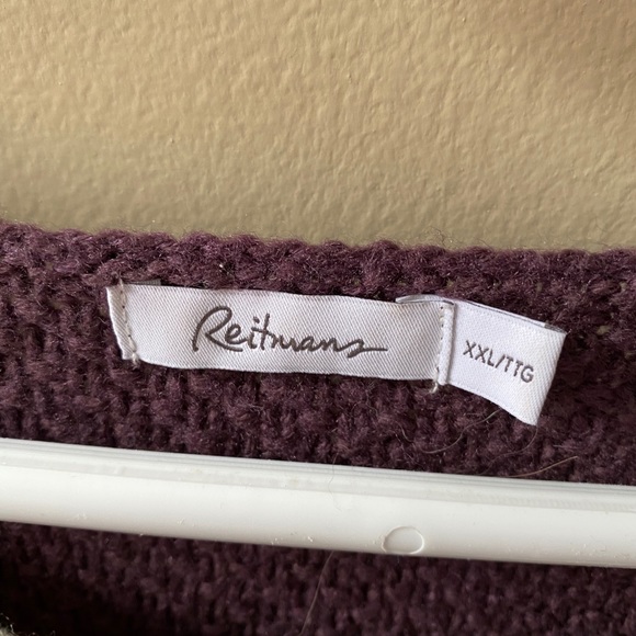 2/$24 Purple sweater tunic - Picture 4 of 4